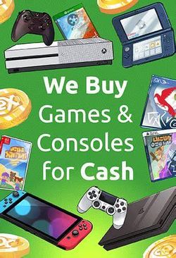 Paying cash for all hand-held consoles and games