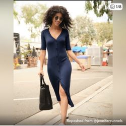 Travis Mathew Navy Maxi Dress