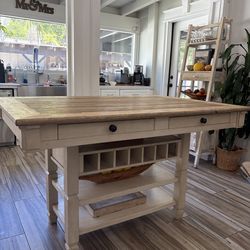 Wood Kitchen Island