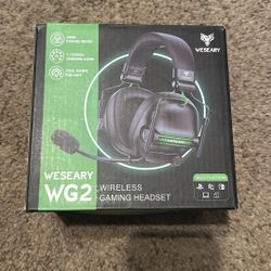 Weseary WG2 Wireless Gaming Headset RGB
