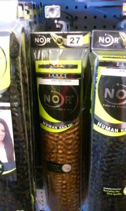 Noir marley hair afro twist braids