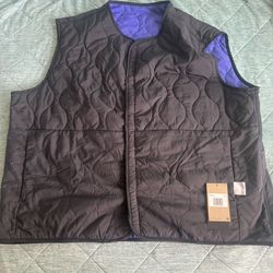 NWT Nike Yoga Black Purple Vest Men’s Size XXL Reversible