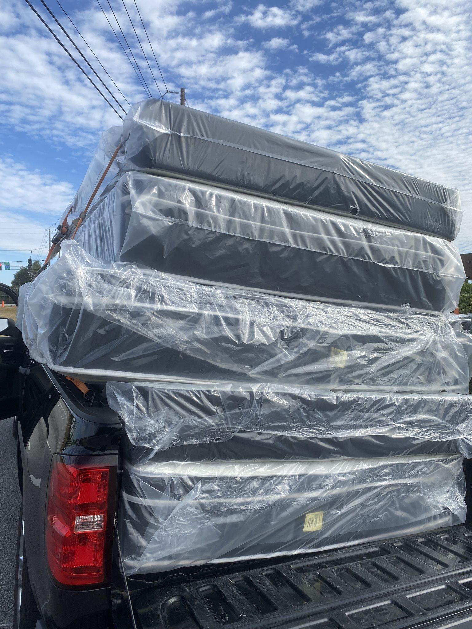 King Pillowtop Set New In Plastic Free Delivery In Atlanta