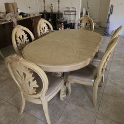Formal Dining Set + China Cabinet + Side Table