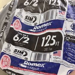 125 ft. 6/2 Stranded Romex SIMpull CU NM-B W/G Wire
