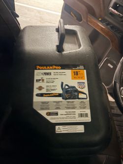 Poulan Pro 18" Gas Chainsaw with Case