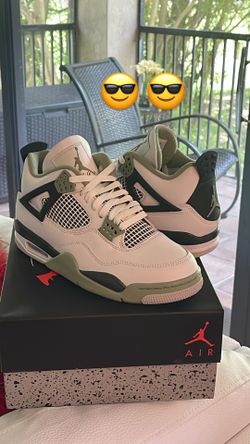 Jordan 4 Retro Seafoam Bred Thunder Military  Blue  Lightning Dunk Yeezy Womens Basketball Shoe