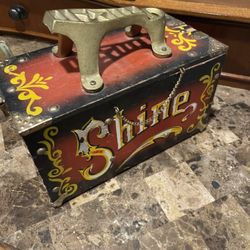 Shoe Shine Box Vintage