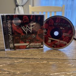Wwf Attitude Black  Label Edition Playstation 1 Game