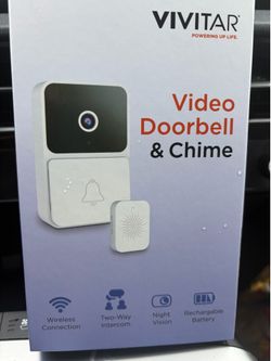 Vivid video doorbell, chime