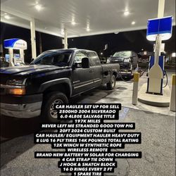 CAR HAULER SET UP FOR SELL Truck & Trailer 