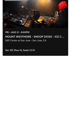 Mount Westmore Concert Tickets San Jose