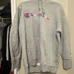 grey champions hoodie 