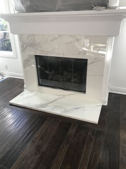 Quartz fireplace