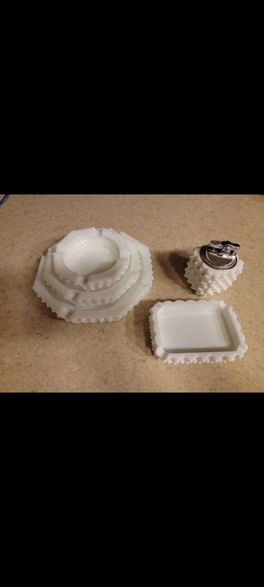 Antique Milk Knobb Glass