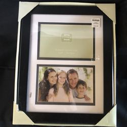 Brand New Prinz Frame.  Holds 2- 4” X 6” Pictures.  Black Wood.