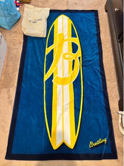 Breitling beach towel with bag