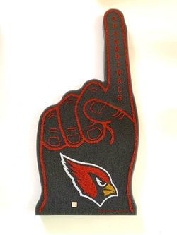 ARIZONA CARDINALS FAN HAND FROM CARDINAL STADIUM / NEW