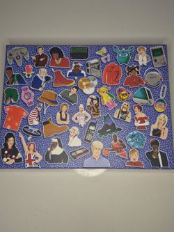 90's Icons 500 Piece Puzzle TuPac Gameboy Britney Friends Timberland