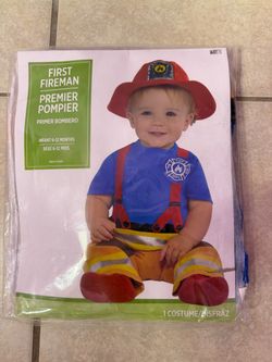 First Fireman Infant Halloween Costume 6-12 Months