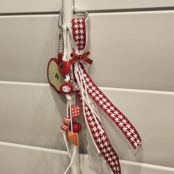 New Red/white Keychain 