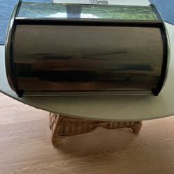 Stainless Bread Keeper  Excellent Condition