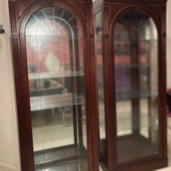 NEED GONE! 2 BEAUTIFUL CURIO $195.00