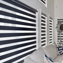 Blackout Shades Window Blinds Zebra Shades 
