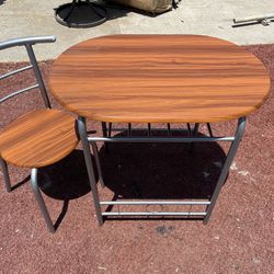 Small Compact Table And Chair 