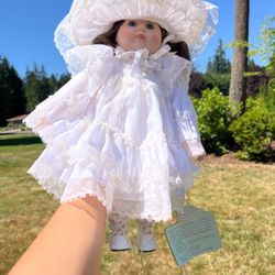 vintage porcelain doll