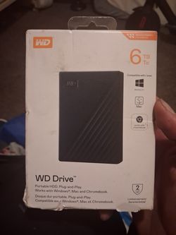 6TB WD portable drive
