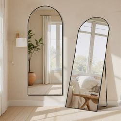 *Brand New* 59"x16" Full-Length Floor Mirror with Stand, Black