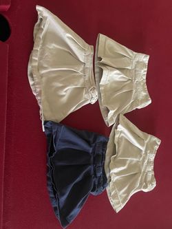 Girls uniform shorts and skorts