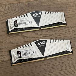 XPG 16GB Z1 DDR4 3000 MHz UDIMM Desktop Memory Kit (2 x 8GB, Silver)
