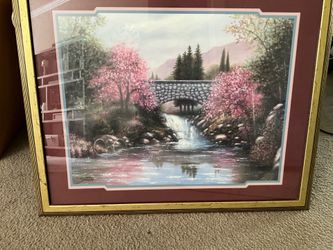 Home interior wall frame