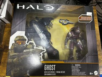Mattel Halo Ghost With Elite Officer 2016 DNT97 Action Figure New!