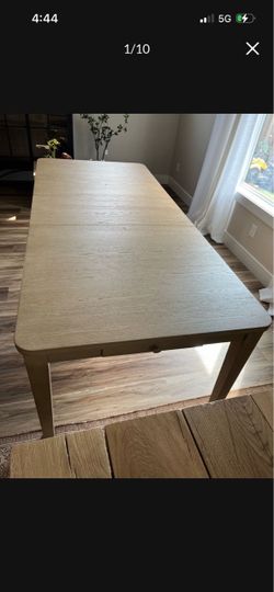 Extendable dinning table
