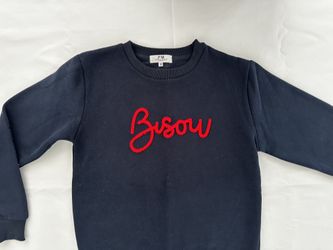 Little Girls Navy Sweatshirt 