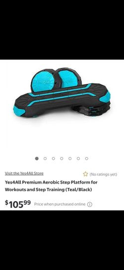 Yes4All Premium Aerobic Step Platform + 6 Risers (NEW)