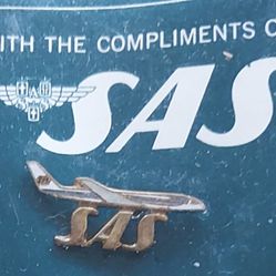 1950s Scandunavian Airlines Complimentary Lapel Pin