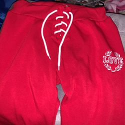 Xl Red Love Sweats 