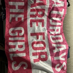 Saturdays Are For The Girls” Pink Banner 🎀🍾