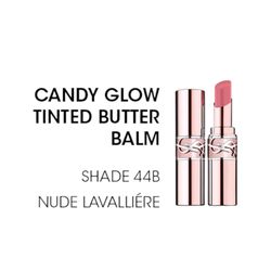 YSL CANDY GLOW TINTED BUTTER BALM SHADE 44B NUDE LAVALLIÉRE