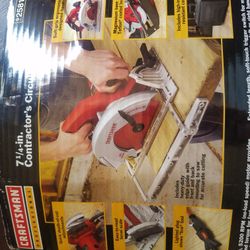 craftsman professional circular saw new  