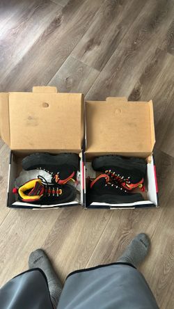two pairs tommy Hilfiger boots