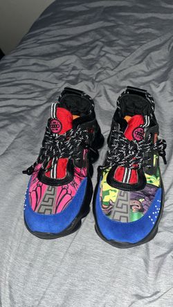Versace multicoloured trainers