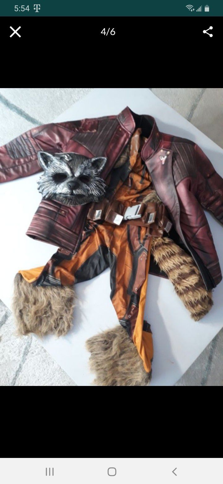 Marvel Guardians of the Galaxy Rocket Costume