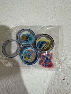 Disney Stitch Mini Eraser and Custom TapesSet