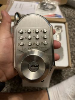 Elemake Stainless Steel Mechanical Keyless Deadbolt