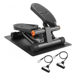 Moving Sale Niceday Steppers for Exercise, Stair Stepper with Resistance Bands, Mini Stepper with 300LBS Loading Capacity, Hydraulic Fitness Stepper w